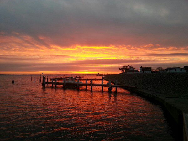 Sonnenaufgang auf Hiddensee am 31.12.2013